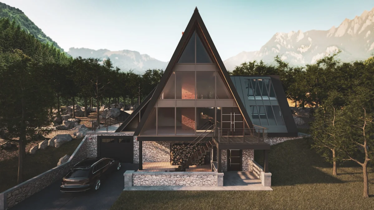 Skyline A-Frame Lodge